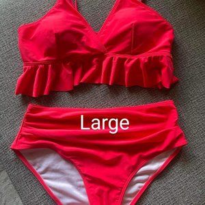 One piece and 2 piece bathing suits